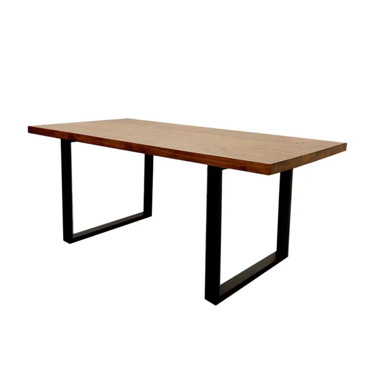 Solid Dark Pine Dining Table