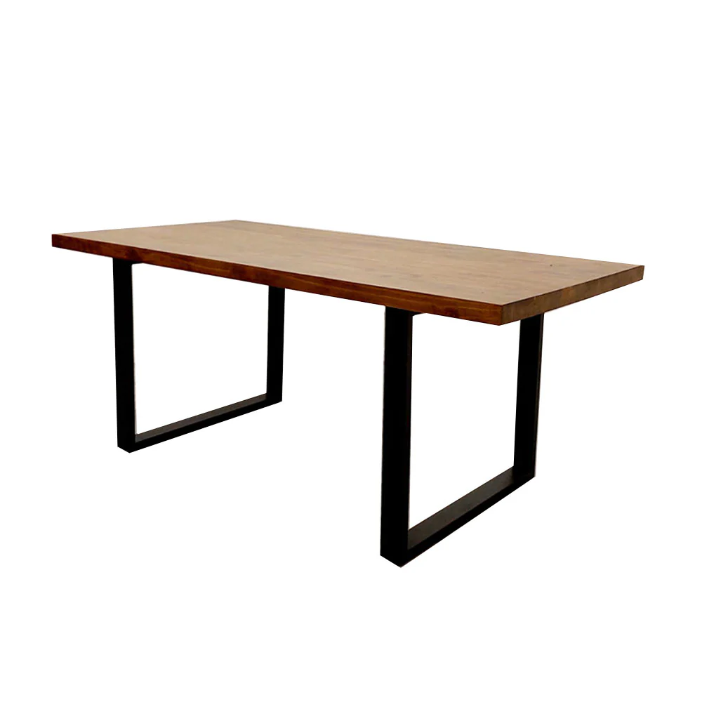 Solid Dark Pine Dining Table