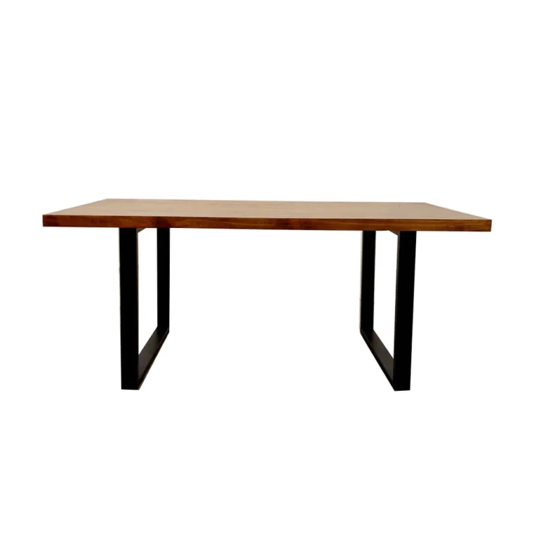 Solid Dark Pine Dining Table