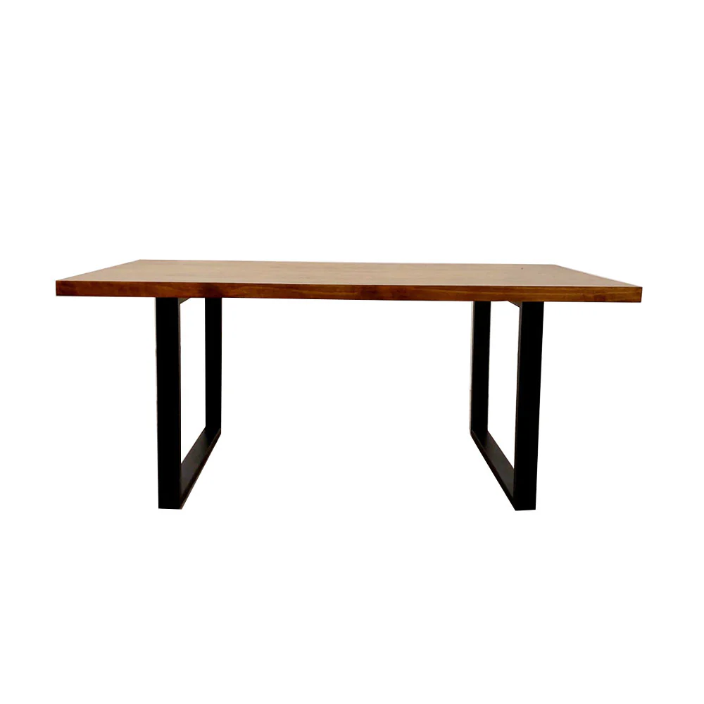 Solid Dark Pine Dining Table