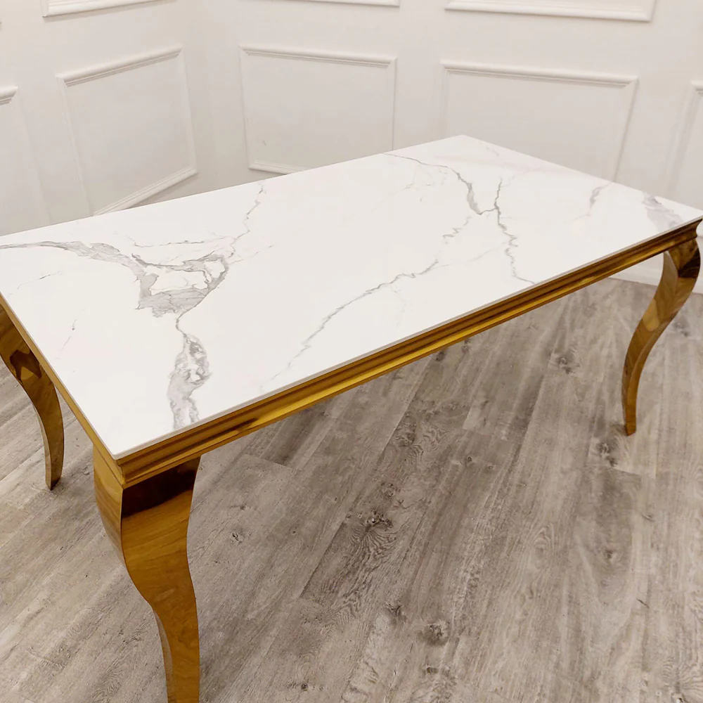 Marble Top Dining Table