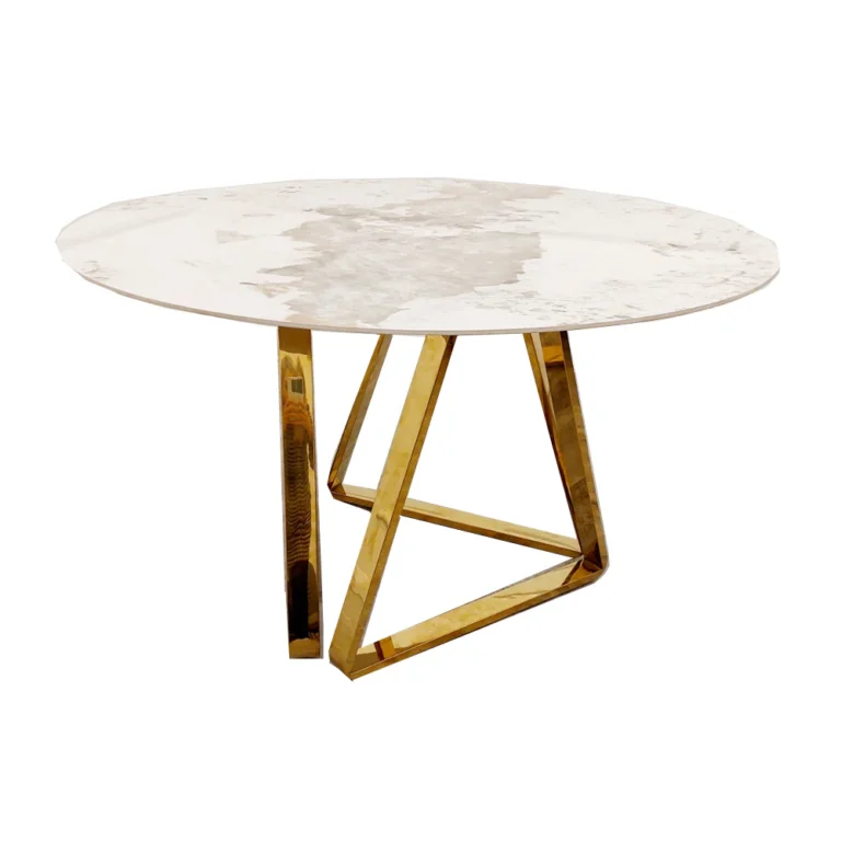 Stone Top Dining Table, round dining room table and chairs