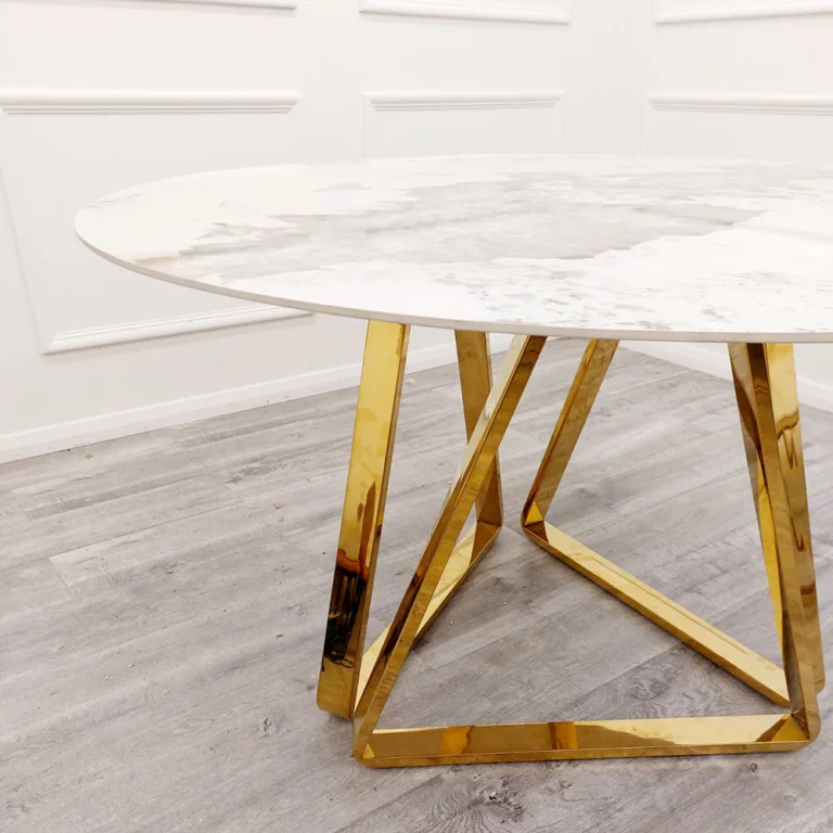Stone Top Dining Table, round dining room table and chairs