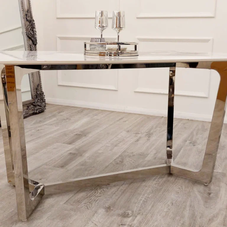 Stone Top Dining Table