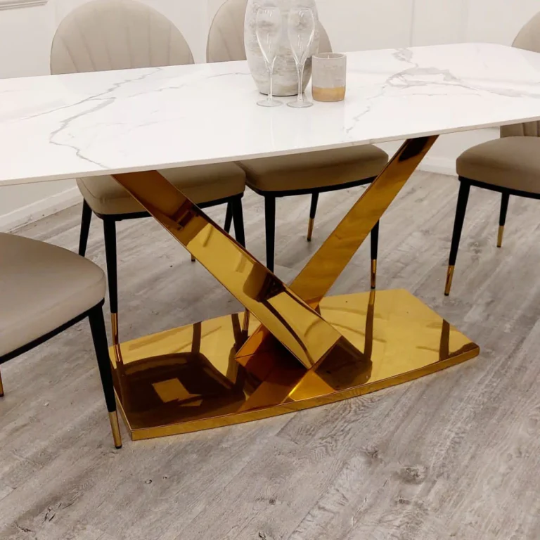 Stone Top Dining Table