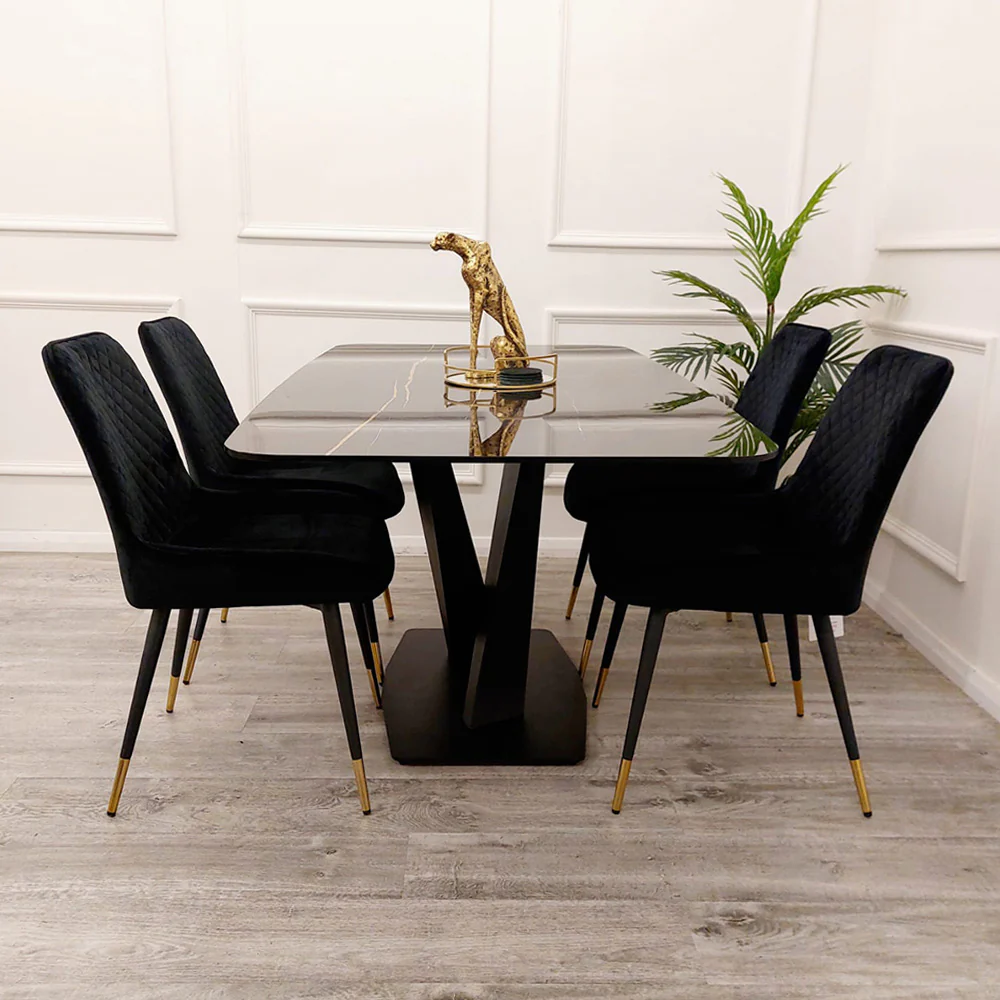 Stone Top Dining Table