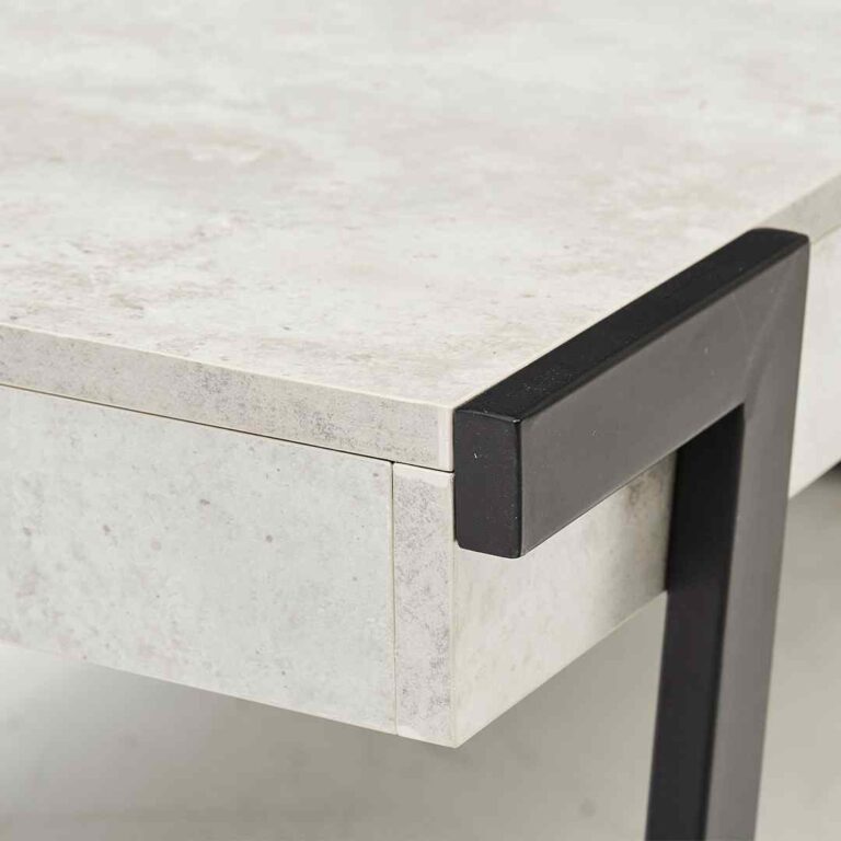 concrete effect top coffee table